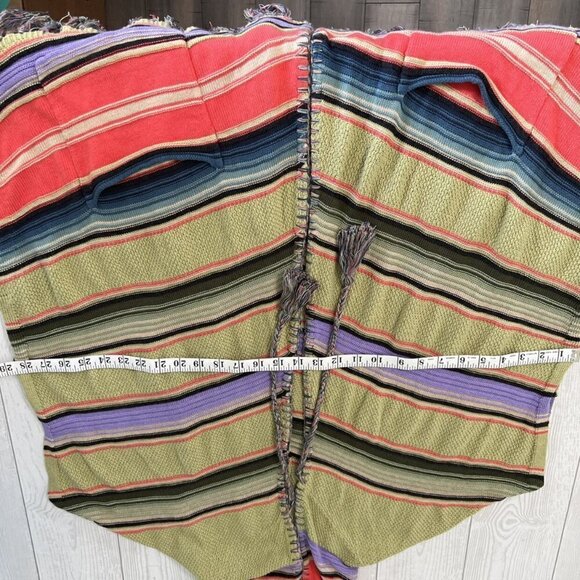 Moth Calexico Fringe Poncho M/L - Picture 10 of 13